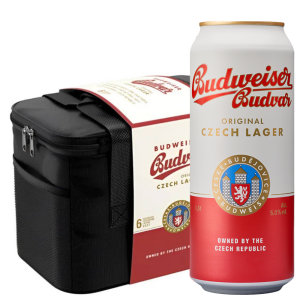 Budweiser Budvar - Can Termobag Bere lager 6 buc. x 0.5L, Alc: 5% - doza