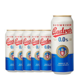 Budweiser Budvar - Bere Lager Fara Alcool - 6 buc. x 0.5L - doza