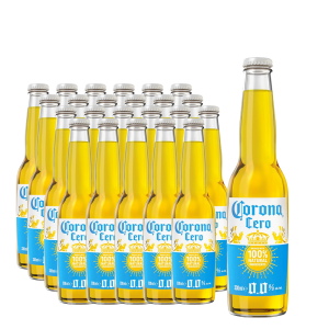 Corona Extra - Bere Pale Lager Mexic Fara Alcool - 24 buc. x 0.33L - sticla