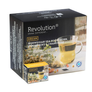 Revolution - Hot Tea - Norwegian Sea Buckthorn, Peppermint & Chamomile - 30 pl.