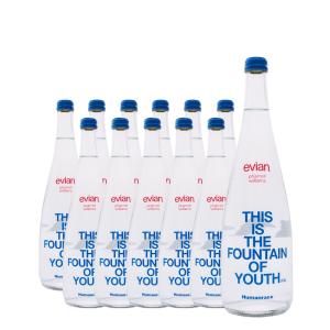 Evian - Apa minerala (plata) Pharrell Williams Limited Edition - 12 buc. x 0.75L - sticla