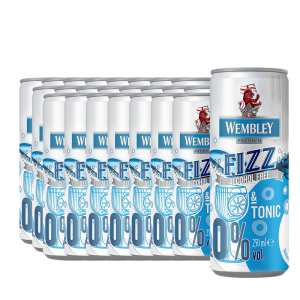 Wembley - Fizz Gin & Tonic fara alcool - 24 buc. x 0.25L - doza