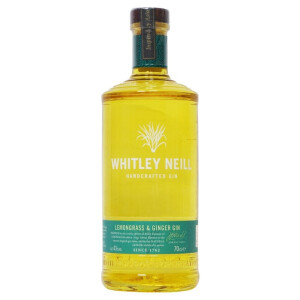 Whitley Neill - Gin Lemongrass & Ginger - 0.7L, Alc: 43%