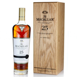 Macallan - Scotch Single Malt Whisky 25 yo Sherry Oak cutie lemn - 0.7L, Alc: 43%