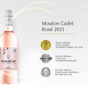 Mouton Cadet -  Bordeaux AOC, rose 2021 - 0.75L, Alc: 12%