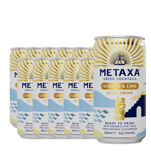 Metaxa - Ginger & Lime RTD Greek Cocktails - 12 buc. x 0.25L, Alc: 5% - doza
