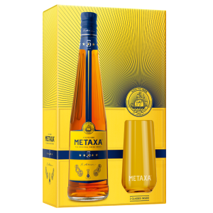 Metaxa - Brandy 5 stele GB + 2 pahare - 0.7L, Alc: 38%