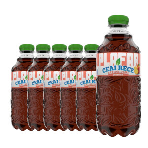 Merlin's Plafar - Ceai Rece Antioxidant - Piersica - 6 buc x 1L - PET
