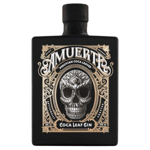 Amuerte - Gin Coca Leaf Black - 0.7L, Alc: 43%