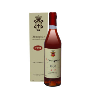 Nismes Delclou - Armagnac 1980 Gift Box - 0.7L, Alc: 40%
