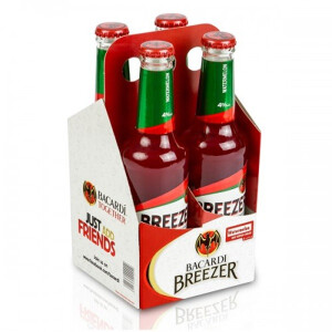 Breezer - RTD Watermelon - 4 buc. x 0.275L, Alc: 4% - sticla
