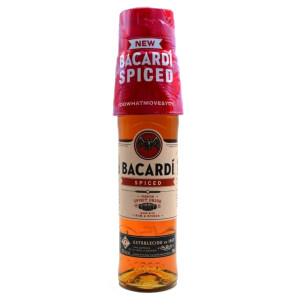 Bacardi - Rom Spiced + 1 pahar on top - 0.7L, Alc: 35%
