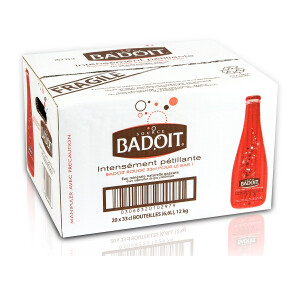 Badoit - Apa minerala naturala carbogazificata RED - 20 buc. x 0.33L - sticla