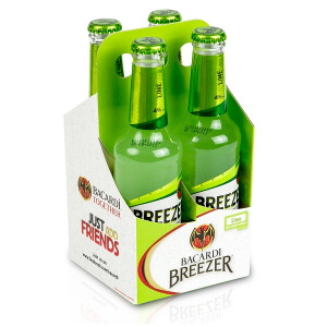 Bacardi Breezer - lime 0.275 L  - 4 pack