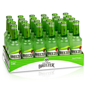 Bacardi Breezer - lime 0.275 L  X 24 