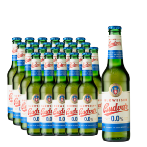 Budweiser Budvar - Bere Lager Fara Alcool - 24 buc. x 0.33L - sticla