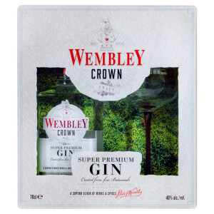 Wembley - Crown Gin + 1 pahar - 0.7L, Alc: 40%