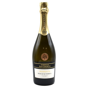 Domeniile Davidescu - Momente Spumant Alb Brut Muscat & Viorica - 0.75L, Alc: 11.7%