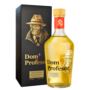 Dom' Profesor Gold - Palinca prune GB - 0.7L, Alc: 50%