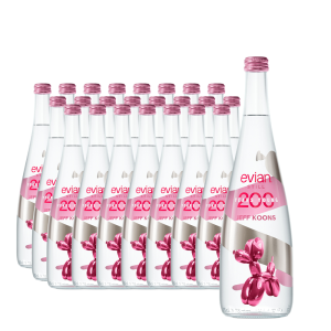 Evian - Jeff Koons EL 2025 Apa minerala naturala (plata) - 12 buc x 0.75L - sticla
