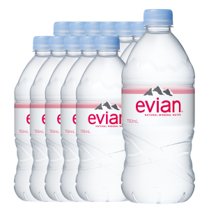 Evian - Sport, apa minerala naturala (plata) - 12 buc. x 0.75L - PET
