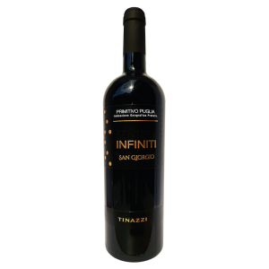 Tinazzi - Cantine San Giorgio - Sentieri Infiniti, Primitivo Puglia IGP rosso 2021 - 0.75L, Alc: 14%