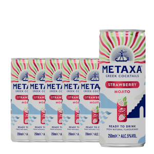 Metaxa - Strawberry Mojito RTD Greek Cocktails - 6 buc. x 0.25L, Alc: 5% - doza