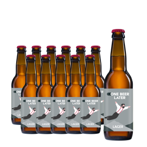 One Beer Later - Bere artizanala Czech Lager 12 buc. x 0.33L, Alc: 5%