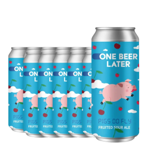 One beer later - Pigs Do Fly Sour Fruited - 12 buc x 0.44L, Alc: 5% - doza