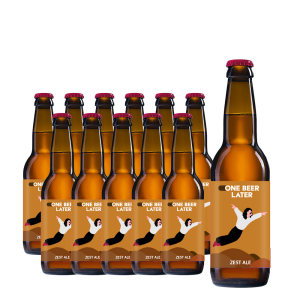 One Beer Later - Bere artizanala Zest Ale  - 12 buc. x 0.33L, Alc: 5% - sticla 