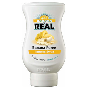 Real - Banana Puree Infused Syrup - 0.5L
