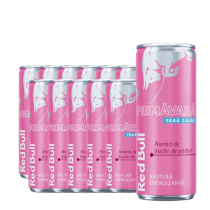 Red Bull - Energy Drink Primavara Fructe de Padure Sugar Free - 12 buc. x 0.25L - doza