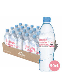 Evian - Apa minerala naturala (plata) - 24 buc. x 0.5L - rPET