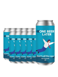 One Beer Later - IPA Don't call the cops Fara Alcool - 12 buc. x 0.44L - doza