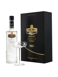 Stalinskaya - Vodka Gold + 1 pahar - 1L, Alc: 40%