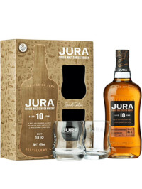 Isle of Jura - Scotch Single Malt 10 yo GB + 2 pahare - 0.7L, Alc: 40%