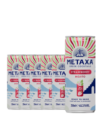Metaxa - Strawberry Mojito RTD Greek Cocktails - 6 buc. x 0.25L, Alc: 5% - doza