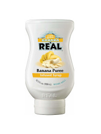 Real - Banana Puree Infused Syrup - 0.5L