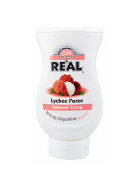 Real - Lychee Puree Infused Syrup - 0.5L