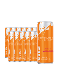 Red Bull - Energy Drink Estival Aroma Caise si Capsuni  - 12 buc. x 0.25L - doza 