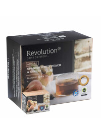 Revolution - Hot Tea - Spanish White Peach & Ginger black - 30 pl.