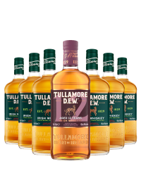 Pachet 6 Tullamore D.E.W.Original 0.7L + 1 Tullamore D.E.W. 12 yo 0.7L