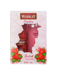 Wembley - Gin Strawberry Pink + 1 pahar - 0.7L, Alc: 37.5%