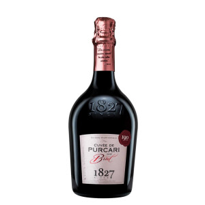 Purcari - Spumant 1827 Cuvee Rose Brut - 0.75L, Alc: 12.5%