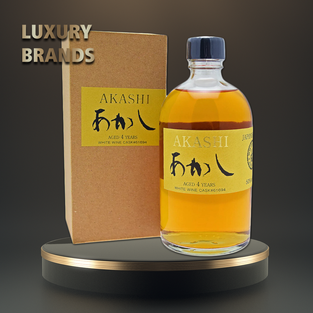Akashi White Wine Cask Japanese Single Malt Whisky 4 yo, GB 0.5L
